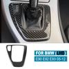 LHD Carbon Fiber Auto Center Control Gangschaltung Panel Cover Aufkleber Innendekoration Zubehör Für BMW 3er E90 E92 E93
