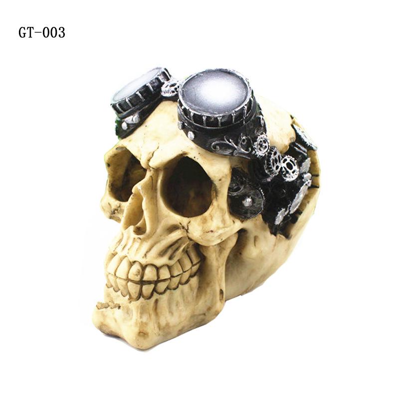 T-Rex Skull & Bone Reptile Tank Decor, Halloween Prop