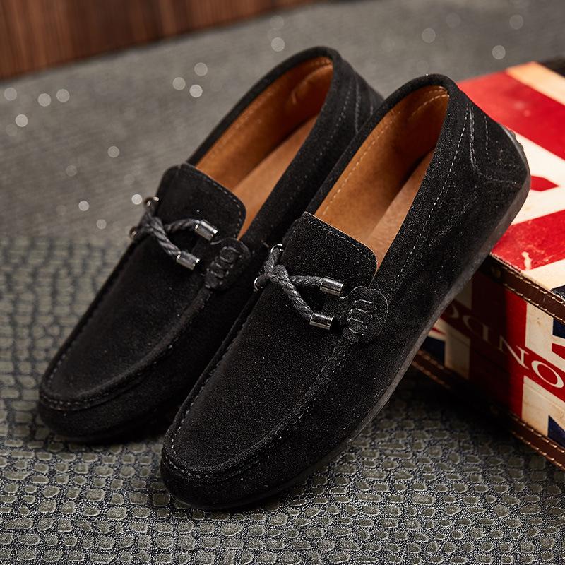 NEW Men's Loafers Comfortable Flat Casual Shoes Men Breathable Slip-On Soft Leather Driving Shoes Moccasins 2025 New