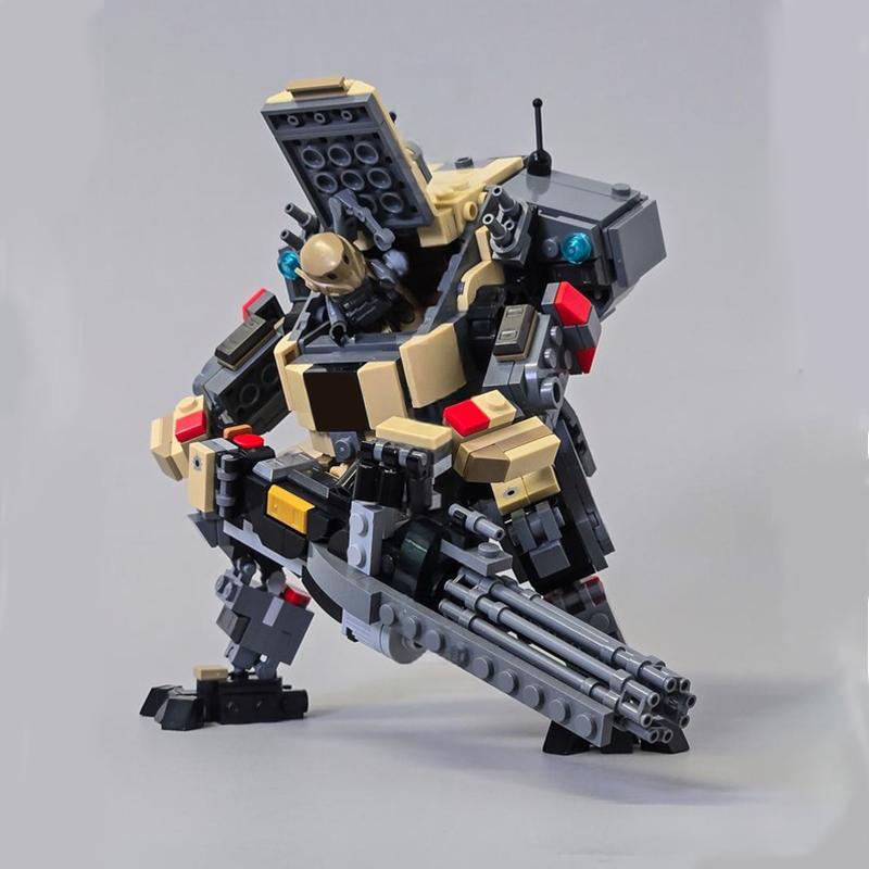 654pcs MOC Legion Titan From Titanfall 2 Creator Model Building Blocks Construction Christmas Gifts Toy Creative DIY Idea Kids