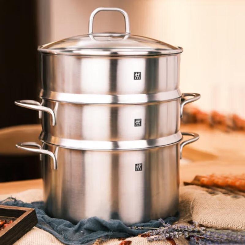 Набор кастрюли для супа и пароварки из нержавеющей стали ZWILLING