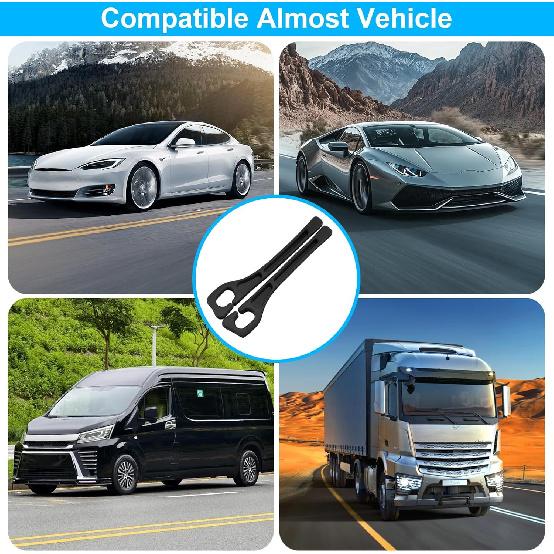 Car Seat Gap Filler Set Of 2, Multifunctional Seat Side Gap Seam Filler Organizer With Phone Holder, Universal Fit Fill The Gap Between Seat &