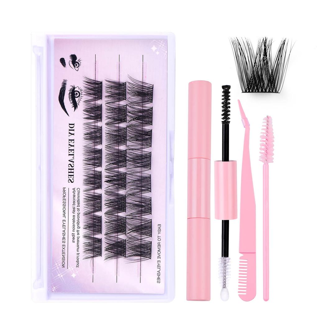 Diy Single Cluster D Curved Hair False Eyelashes Dense Natural Segmented Grafted Eyelashes