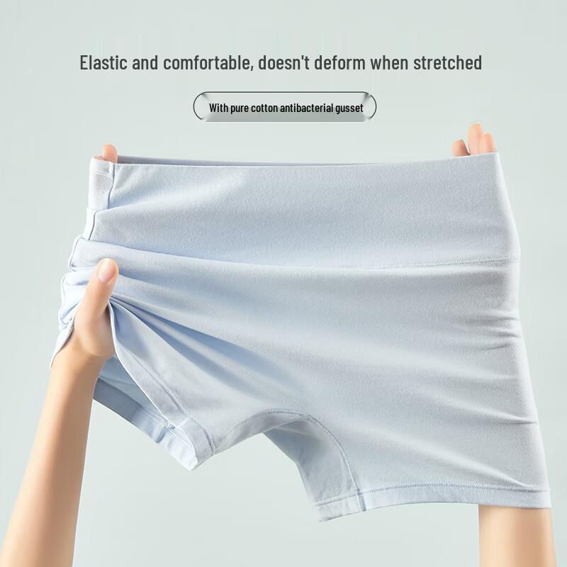 Yiershuang Women's High-Waist Tummy Control Safety Boxer Briefs (3-Pack)