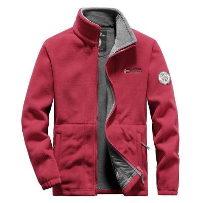 Herren 2024 Winter Doppelseitige Fleecejacke für Outdoor-Bekleidung, Norwegen-Stil