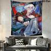 Devil May Cry Wall Tapestry Aesthetic Wall Hanging Printed Fabric Blanket Decorative Tapestries for Bedroom Living Room Home Decor
