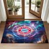 Bayern Munich Design Crystal Velvet Rug Soft Decorative Mat for Bedroom Entrance