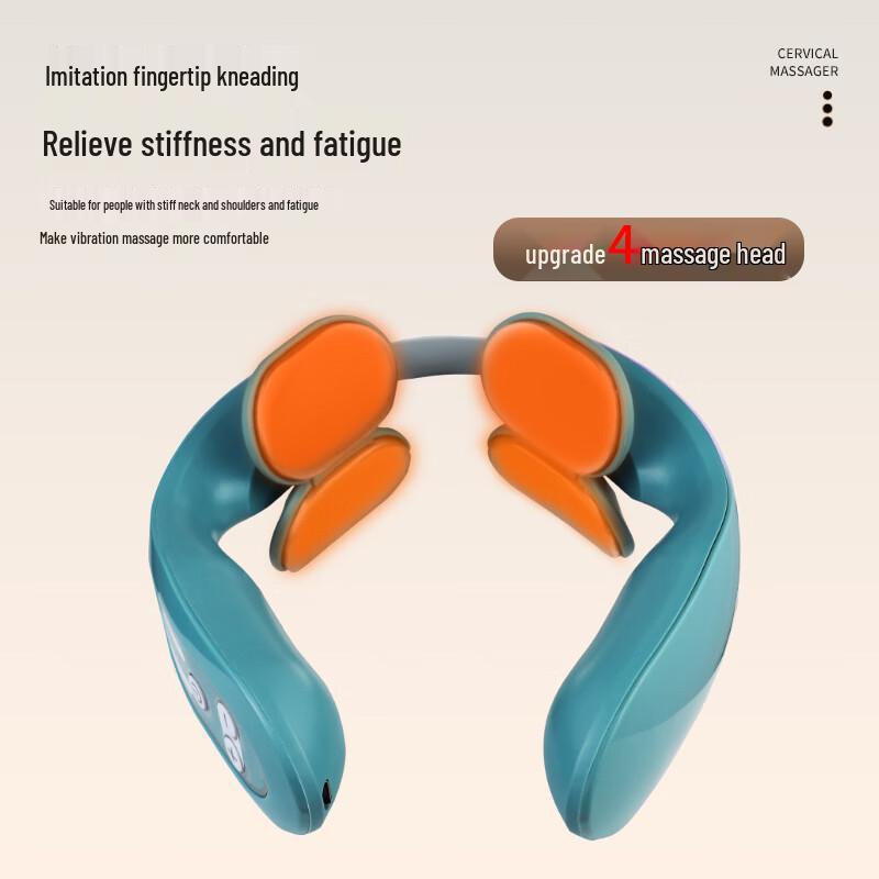 Multi-functional Rechargeable Neck and Shoulder Massager with Heat