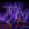 LED Meteor Shower Rainproof Icicle Tube Lights - Outdoor Hanging String Decoration for Trees