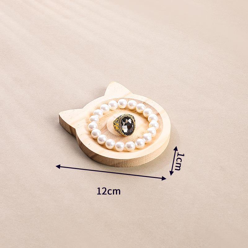 Planche de rangement pour bracelets en bois massif noyer assiette à bracelets présentoir à bracelets bracelet perlé assiette à bracelets