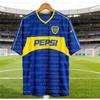 Camiseta de Fútbol Boca Juniors Estilo Retro Impresa en 3D Amada por los Aficionados, Talla 10 Camiseta de Fútbol Ricardel Manga Corta para Hombre