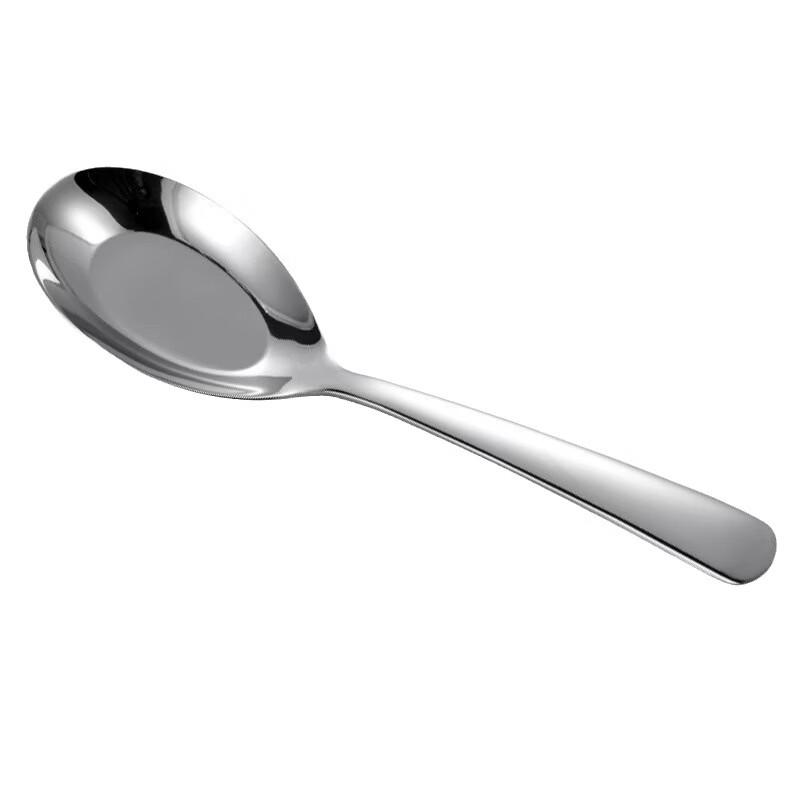 304 Stainless Steel Long Handle Flat Bottom Spoon