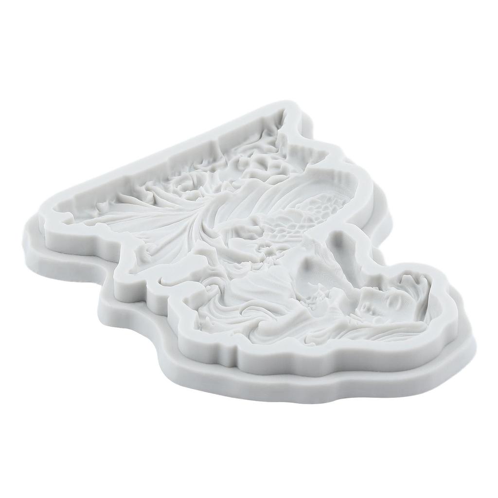 Silikonová forma mořská panna Formy na fondán mořská panna Nástroje na zdobení dortů Toppery na cupcaky Cukroví Cukrářství Gumpasta Polymerová hlína