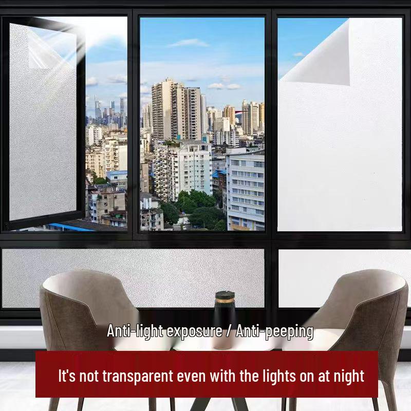 

Frosted Privacy Window Film for Bedroom, Living Room, and Bathroom 20CM*1M