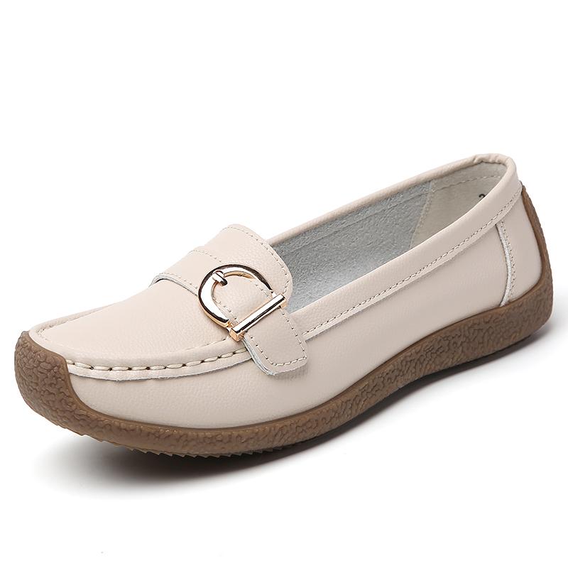 Loafers Women Outdoor Women Flats Shoes Slip On Designer Shoes Breathable Women s Moccasins Nurse Tenis   Plus Size 35