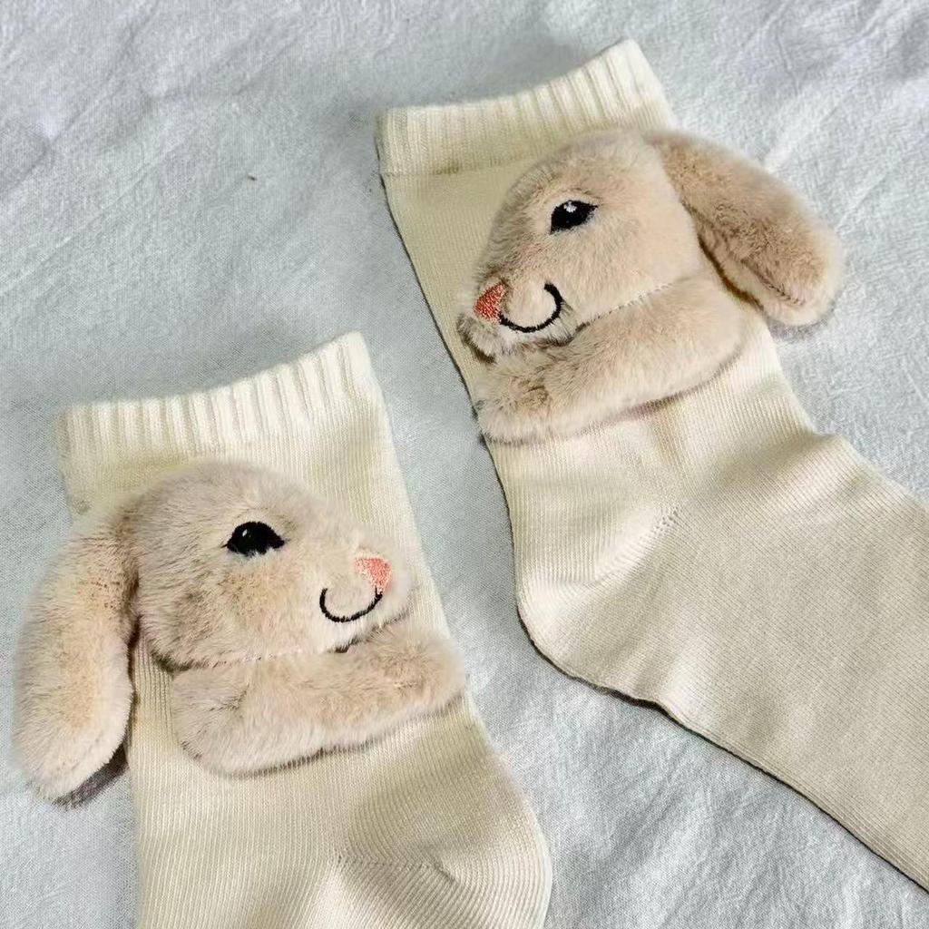 Cozy Christmas Animal Knit Socks for Winter
