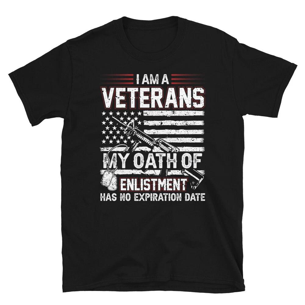 Enlistment Has No Expiration Date US VETERAN Awesome Graphic Classic M