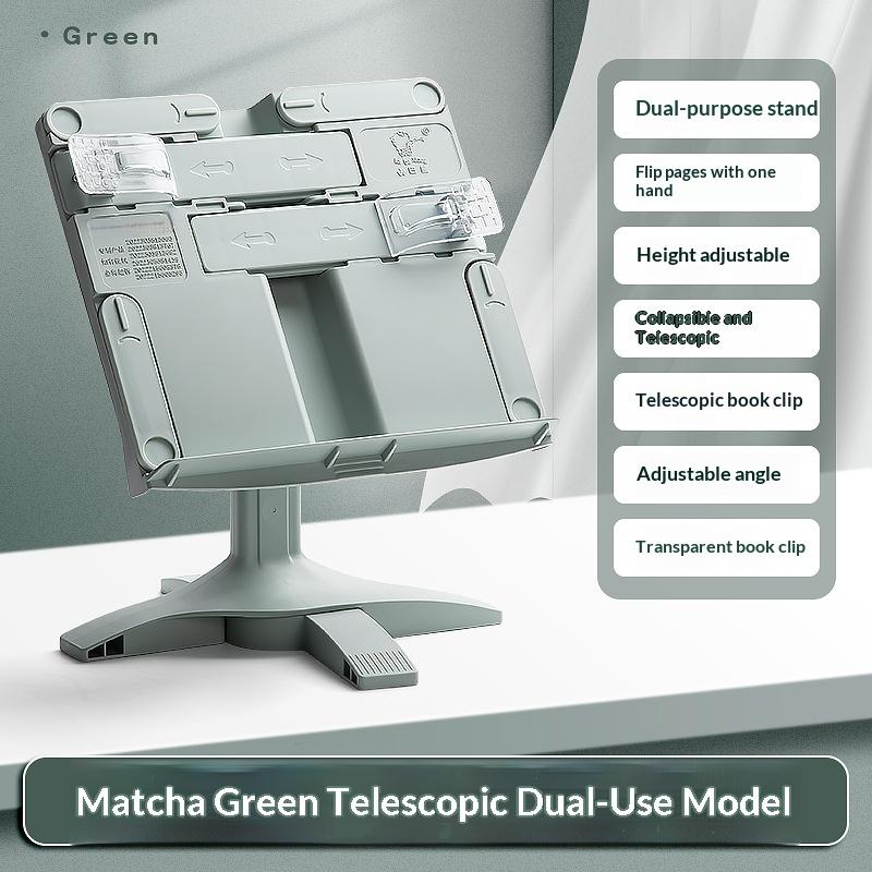 Adjustable Book Stand For Reading Multifunctional Lifting Landing Reading Bookshelf Stand Foldable Desktop Books Holder