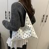 New Stylish and Simple Shoulder Bag Trendy Rivet Personalized Underarm Bag Niche Design Handbag