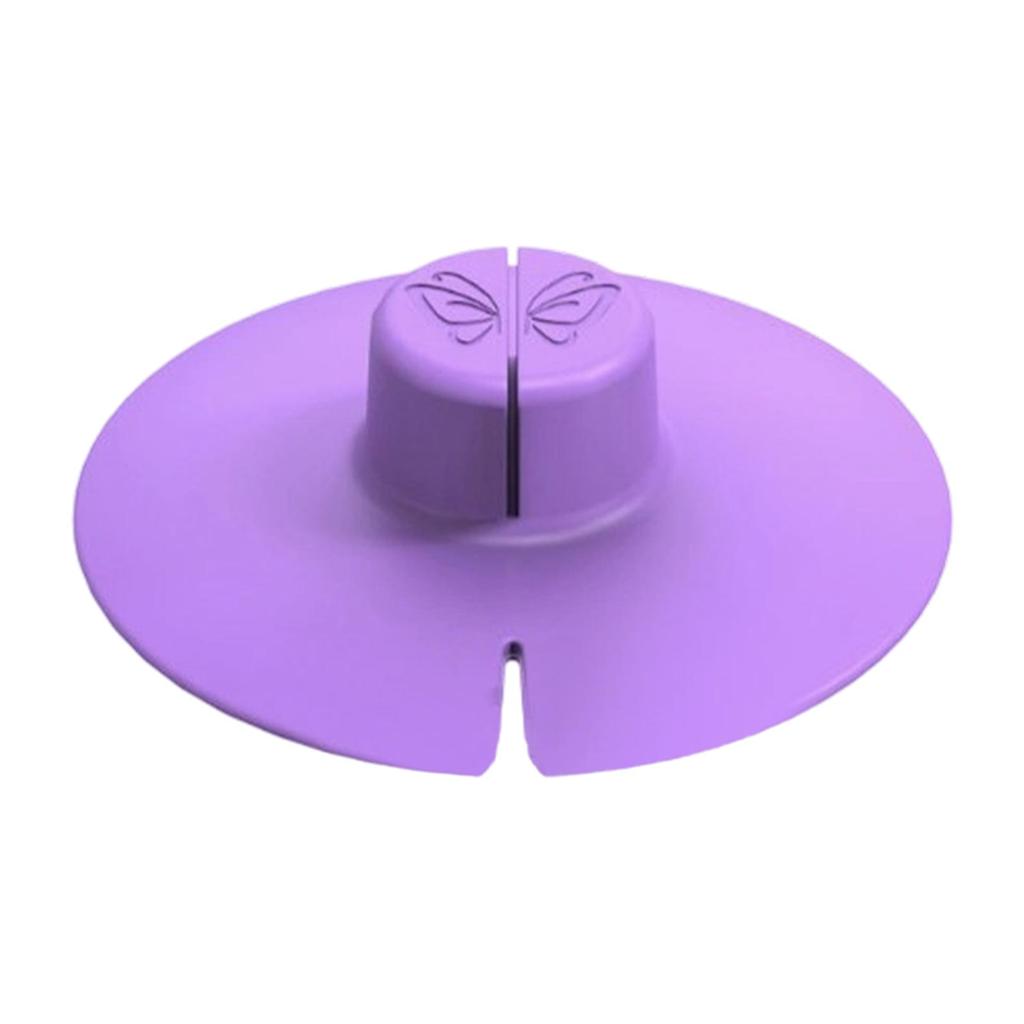 2 Pack Silicone Tea Cup Lid with Tea Bag Squeezer, Fit for Ceramic Mugs, Tea Infuser Strainer for Hot Drinks