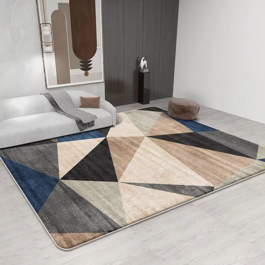 Nordic Geometric Carpet Living Room Minimalism Decoration Sofa Large Area Rugs 200x300 Bedroom Bedside Non-slip Plush Floor Mat