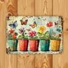 Rustic Floral & Butterfly Wall Art for Indoor/Outdoor Decor