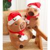 Capybara Plush Toy Holiday Cheer Cartoon Lion Christmas Fortune Festive Wealth