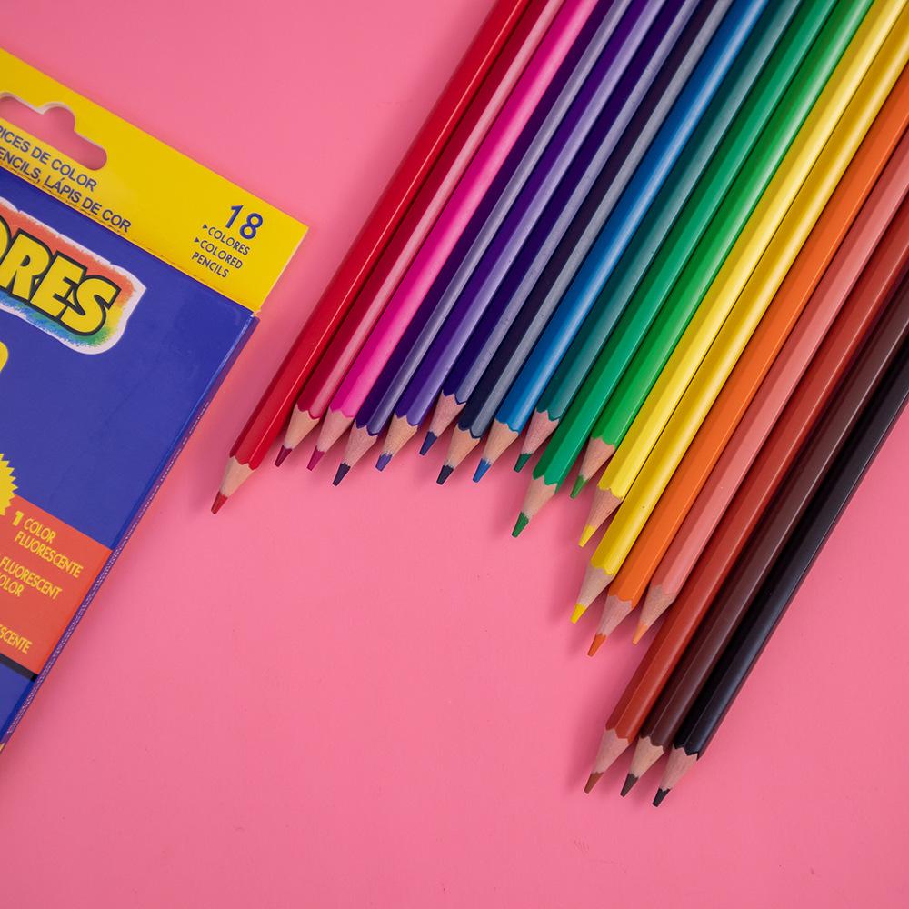 Scatola da 24 Matite Colorate a Olio per Studenti e Bambini