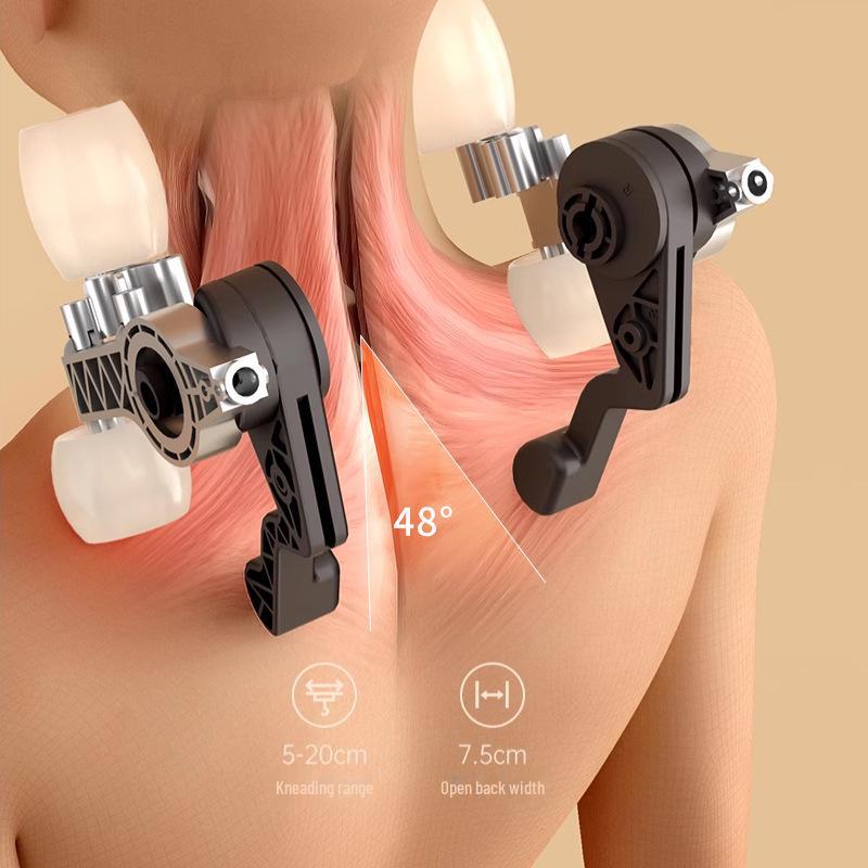 Electric Muscle Kneading Massager: Trapezius, Shoulder, Neck & Back Hot Compress