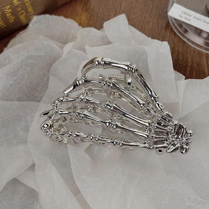 Bats Spiders Skeleton Hands Metal Hair Crab Halloween Hairpin Barrette Clamps Party Hair Accessories For Women Headwear