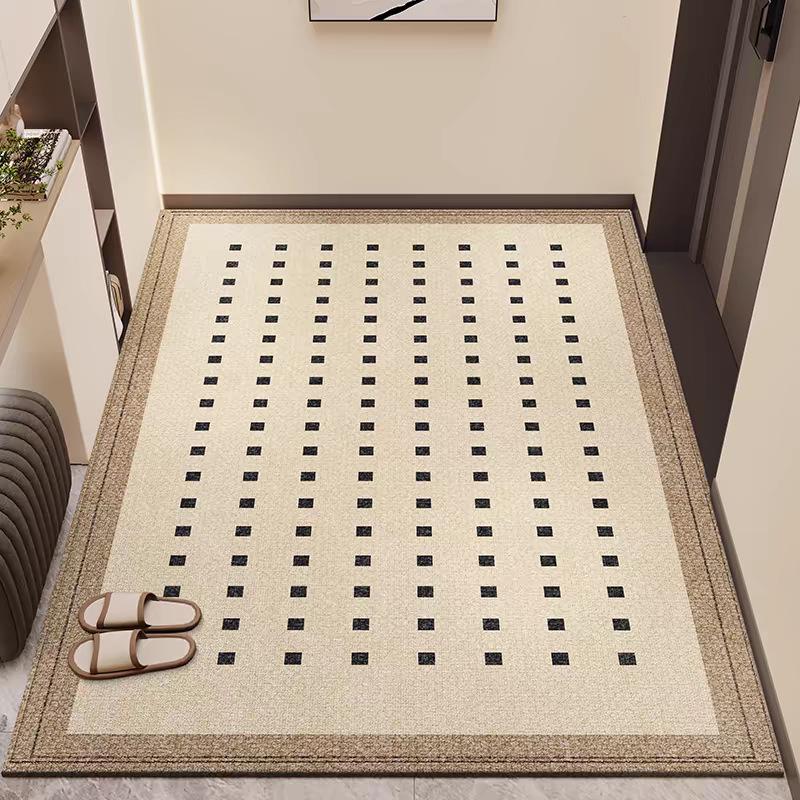 Premium Non-Slip Dirt-Resistant Cuttable Entrance Doormat with Cloth Backing - Easy to Clean Entryway Carpet