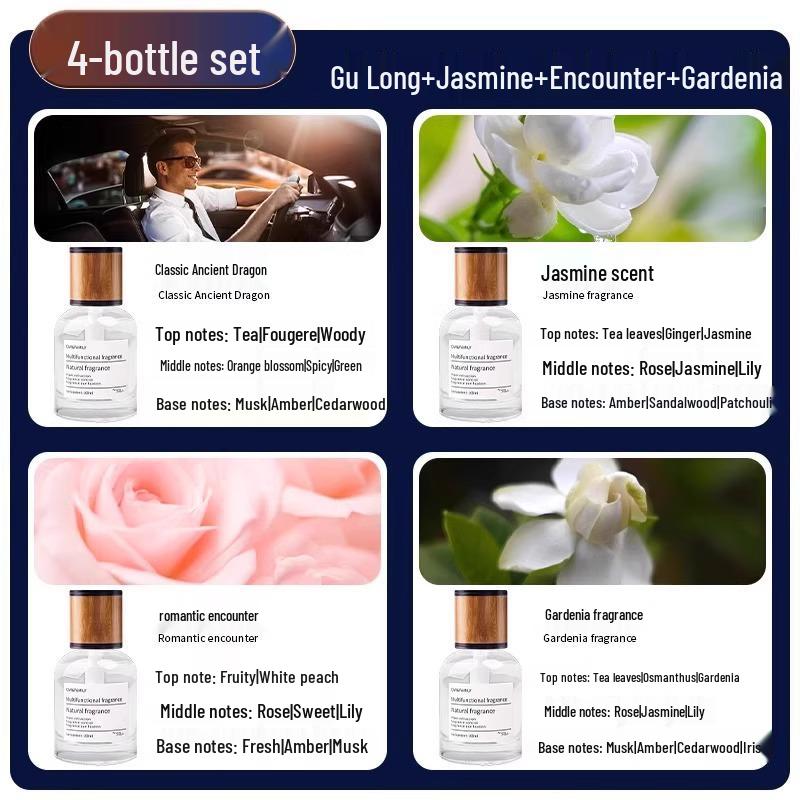 Set of 2 Car Aromatherapy Bottles - New, Long-Lasting High-End Fragrance with 0.01 Shipping for Newcomers