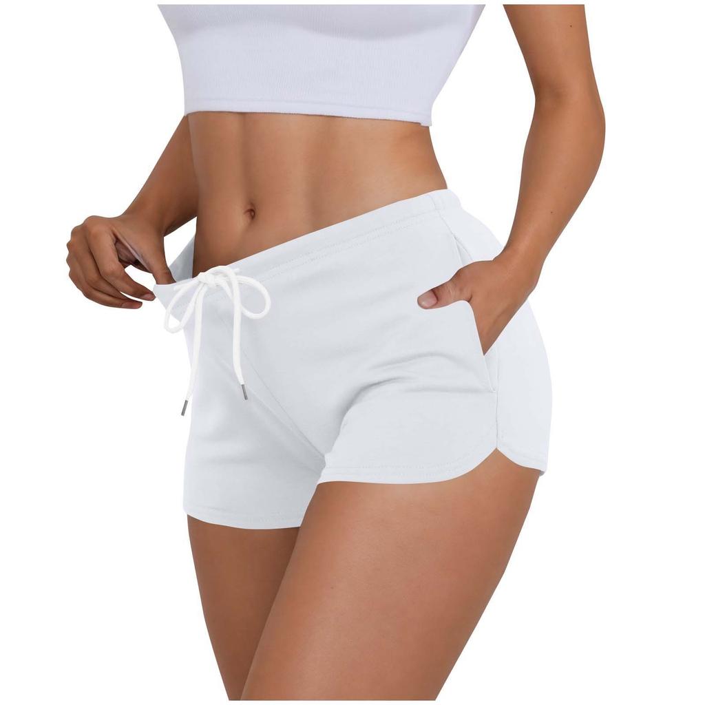 Women's High-waisted Shorts Soft Comfy Pajama Bottoms Lightweight Summer Lounge-Shorts