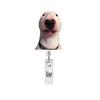 Funny Cat Expression Retractable Hospital Nurse Badge Holder Reel Cute Cartoon Meow Id Tag Work Card Holder Keychains