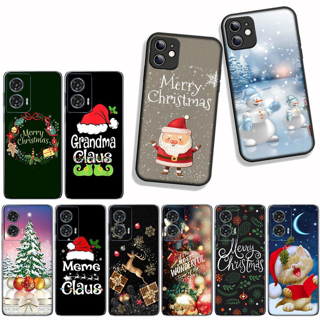 For Xiaomi Redmi Note 14 12 13 ProPlus A3 Pro Plus 12C 13C 14C 5G Phone Cover Case Merry Christmas Tree Deer Snowman