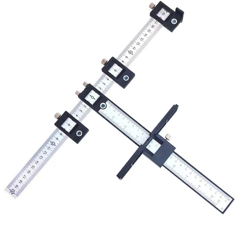 

Плотницкая линейка позиционирования, металлические столярные инструменты, столярная стальная линейка, ограничительный блок позиционирования, измерительный разметочный шаблон