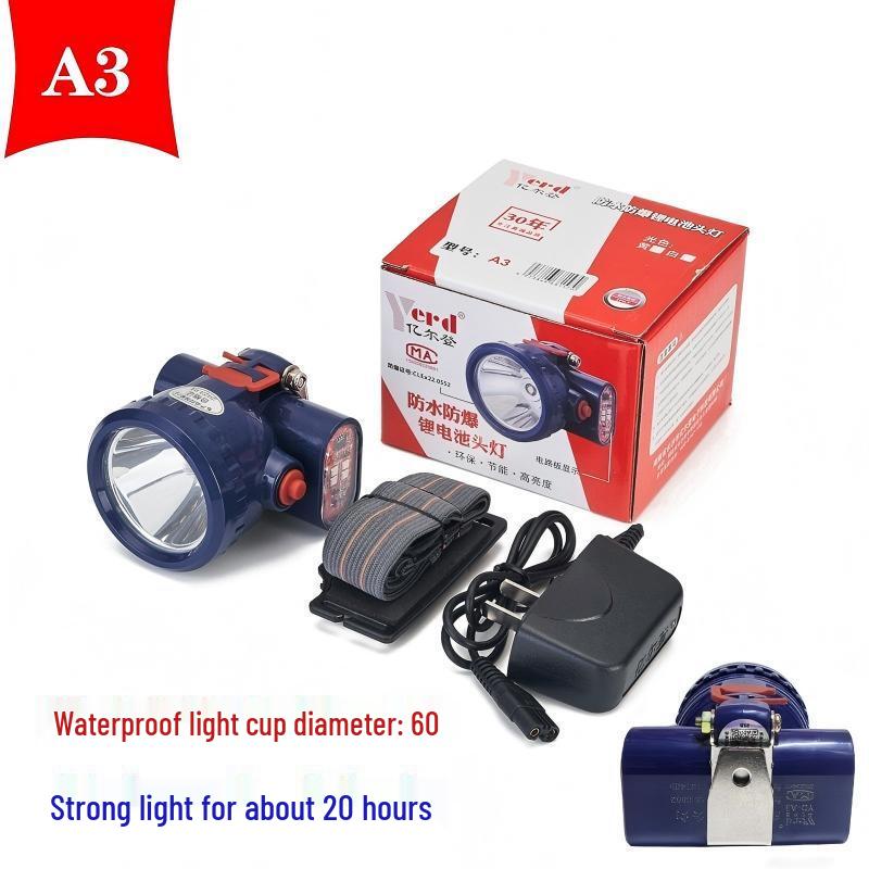 

Explosion-Proof Waterproof Rechargeable LED Headlamp