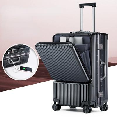 Aluminiowa rama walizki podróżne uniwersalny wózek na kółkach PC Box torba na bagaż na kółkach męski biznes 20 cali bagaż podręczny