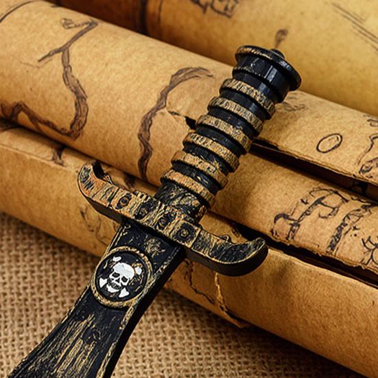 Photography Atmosphere Decoration Halloween Plastic Fake Knife, Retro Pirate Weapon Prop, Theme Party Supplies Cosplay Costume for Party, Stage