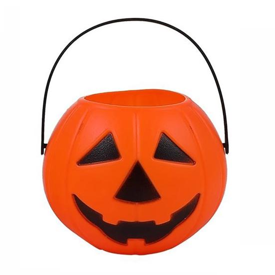 Feiertagsdekoration Requisiten 1/2/3 Stück Halloween Kürbis Süßigkeiten Eimer, Süßes oder Saures Halter Korb, Korb Jack-O-Lantern Süße Snack Eimer mit