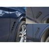 For BMW X3 G01 18-24 Black Steel Side Fender Air Wing Vent Cover Trim 2PCS