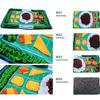 Scent Enrichment Activity Mats Durability Fleece Puzzle Game Mats With Treat Pockets Stress Reliefs Chews Resistant