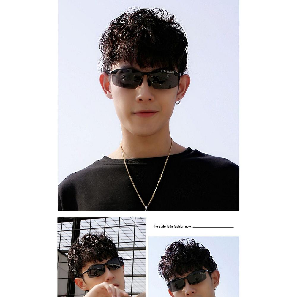 Polarized night vision glasses, color-changing sunglasses, male driver driving glasses, fishing sunglasses, day and night driving glasses