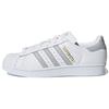 Oryginalne Sneakersy Superstar Series ze Skóry Syntetycznej Niskie Damskie Sneakersy Biało-Szare B42002
