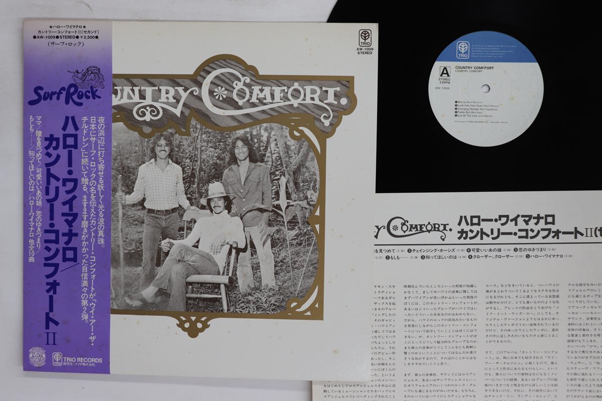 LP Record COUNTRY COMFORT Country Comfort AW1009 TRIO 1976 Japan Obi CountryFolk Used