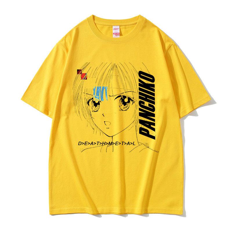 Rock Band Panchiko DEATHMETAL Album Grafikdruck T-Shirt Herren Damen Vintage Freizeit T-Shirts Männliche Oversized T-Shirts Gothic Streetwear