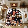 Michael Jackson 36 Personalized Text Carpet Suitable for Foyer Decorate Room Game Room Dining Room Anti-slip Rug Decorate Offices