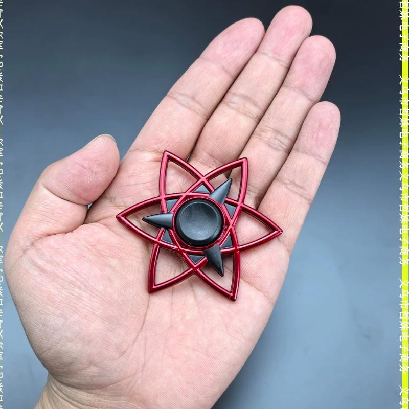 Giocattolo Giroscopio Antistress Naruto-Shippuden Metallo Fidget Spinner Giocattolo Antistress Giocattoli Sensoriali Tattili