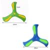360 Degrees Returning Spinner Children Boomerang Three-leaf Cross Flying Disc  Outdoor Sports Toys