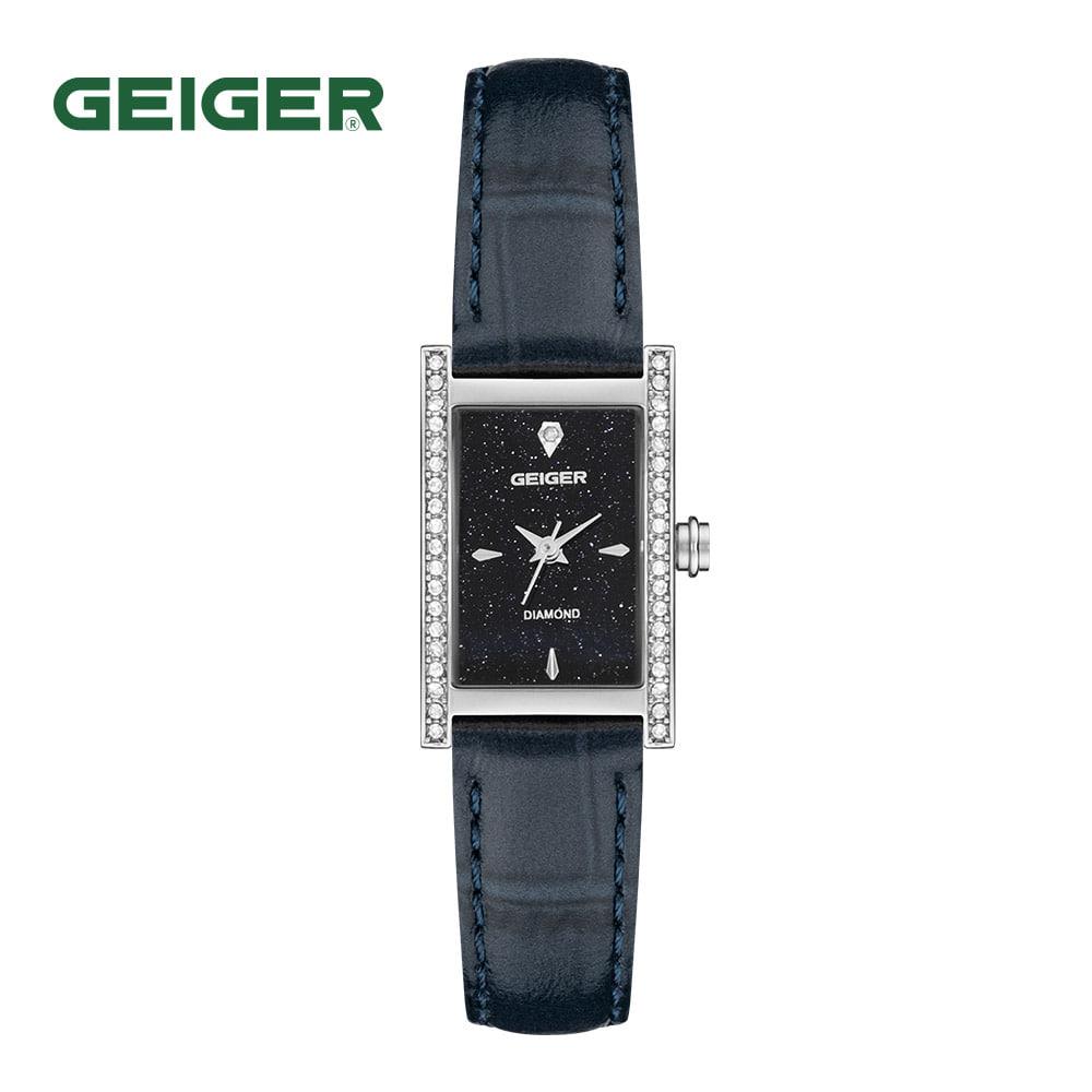 

Geiger GE1252WTNV Женские кожаные часы с агатом 19*30 мм